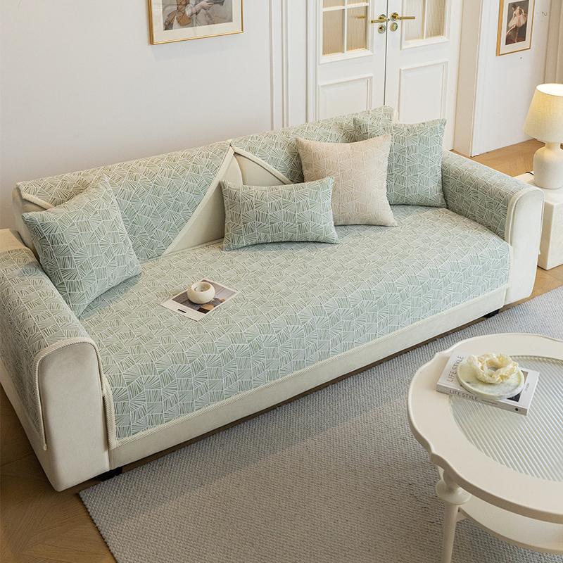 

Современная легкая роскошная подушка для дивана Four Seasons, высококачественный синельный износостойкий нескользящий чехол для подушки 70*70cm