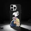 Anime F-Fairys LOGO T-Tail Phone Case For iPhone 17,16,15,14,13,12,11 Plus,Pro Max,XS,Colored silver phone case