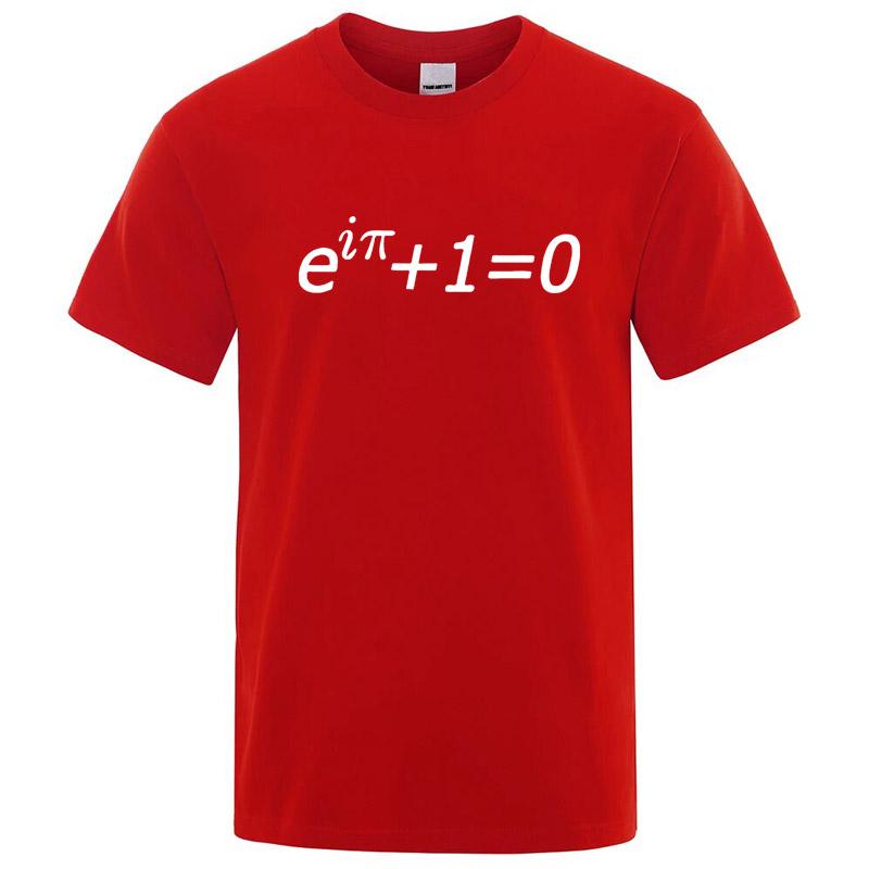 Mens High Quality Tshirt 100 Cotton Funny Mathematical Design Print Summer Casual Loose for Men TShirt Male Hip Hop Tops