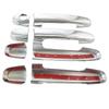 Door Bowl Handle Cover For Toyota Vios 2014 2015 2016 2017 Cars Accessories Styling Chrome Silver Exterior Car Decoration