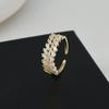 Adjustable Women's Ring Versatile Fashion Personality Simple Clean Ins Style Girl Summer Beach Vacation Jewelry Finger Ring Wedding Party Jewelry