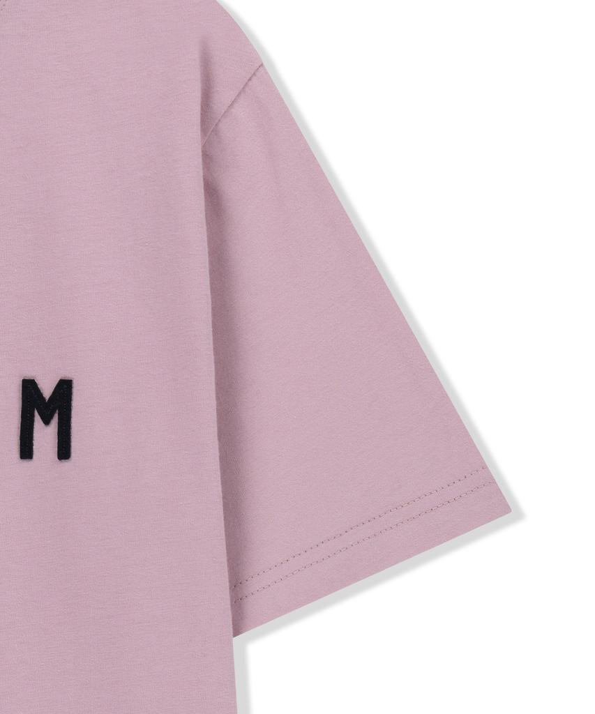 Mattengkim Applique Felt Logo Top In Pink