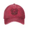 Lässige Radioheads Baseballkappe für Unisex Damen Used Denim Gewaschene Kopfbedeckung Outdoor Workouts Geschenk Hüte Kappe