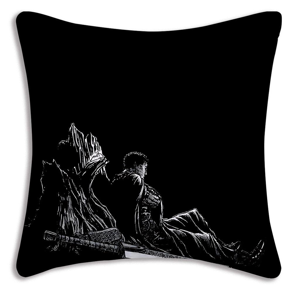 Berserk Pillowcase Pillow Covers Decorative Pillows Room Decorating Items Sofa Cover Modern Home Decoration Anime Cushion Decor