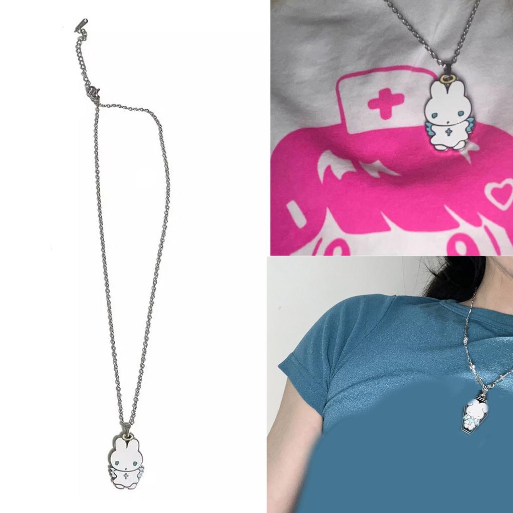 Fashionable Rabbit Necklace In Silver Decoration for Everyday Wear or Special Occasions Portable Designs Daily Use