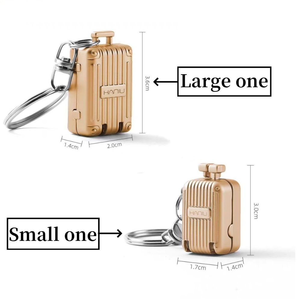 Suitcase Shape Mini Nail Clipper Stainless Steel Manicure Tool Foldable Fingernail Clipper  Men