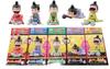World Collectable Figures Choromatsu Osomatsu-san ~Hinamatsu-san~ (5 Pieces) - Ichimatsu, Osomatsu, Jyushimatsu, Karamatsu,