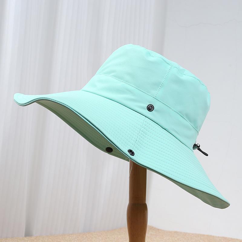 Summer Big Brim Outdoor Visor Male and Female Versatile Leisure Sports Mountaineering Sun Hat Versatile Bucket Hat