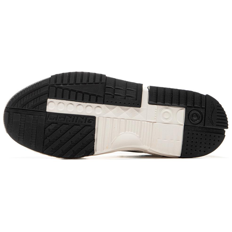 Li Ning Comfortable Versatile Thick Sole Height Increasing Non-Slip Shock Absorbing Wear-Resistant Low-Top Skate Shoes Women Sneaker AGCU368-2