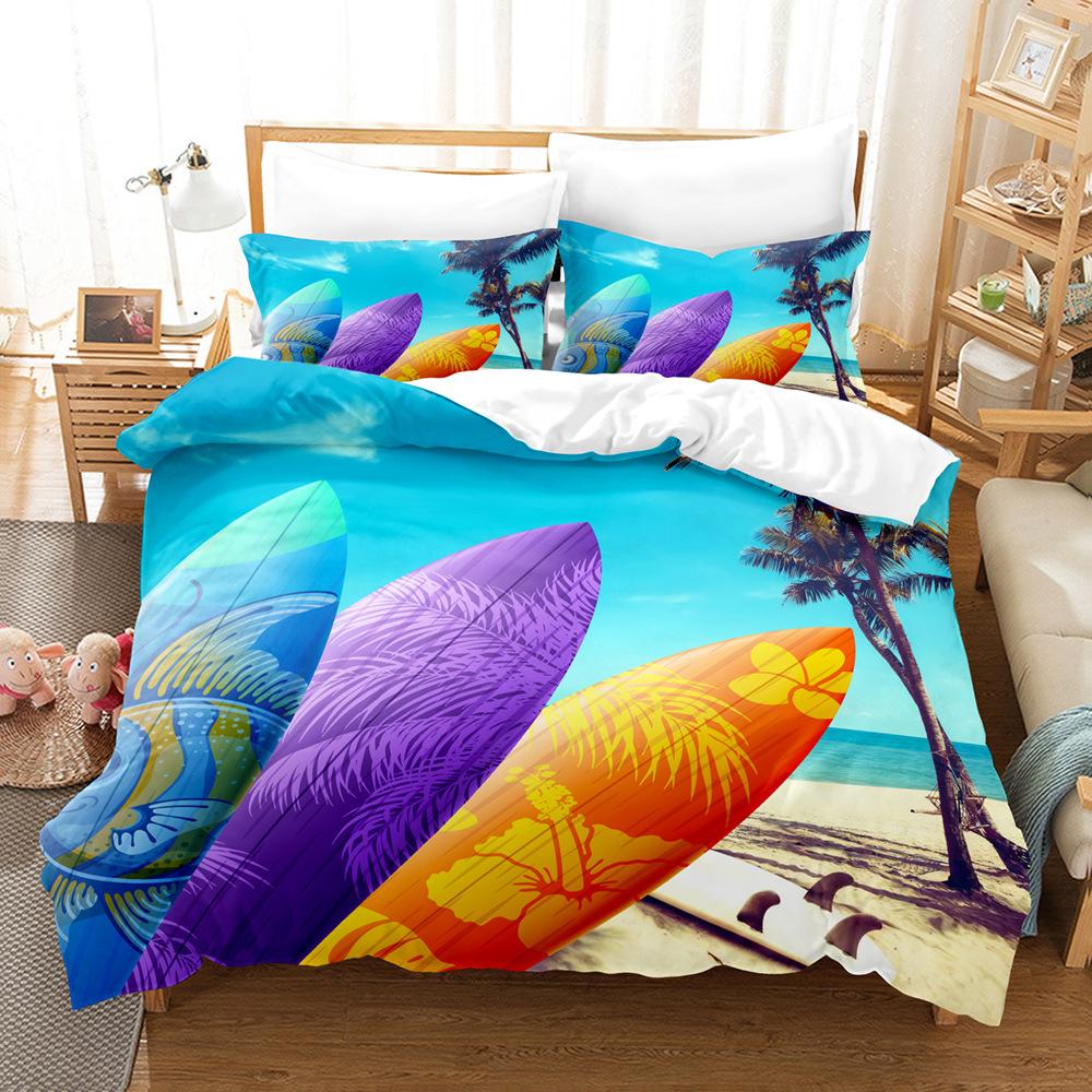 Druk modowy, druk cyfrowy 3D, pościel, poszwy na kołdrę, poszewki na poduszki, zestawy trzyczęściowe