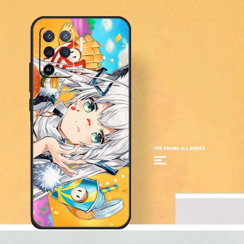 Shirakami Fubuki Hololive Case For Oppo A74 A94 A54 A15 A17 A57 A6 A5 Pro A16 A76 A96 A40 A60 A80 A18 A38 A58 A78 A98