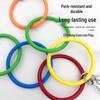 Parrot Climbing Ring Toy - Multicolor Birdcage Accessory for Beak Grinding & Biting