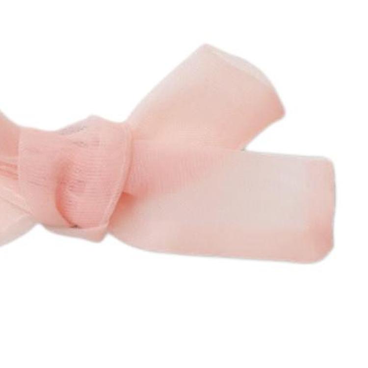 Crocs Sheer Bow Design Synthetic Fiber Shoes Women Shoes Pink 10013390