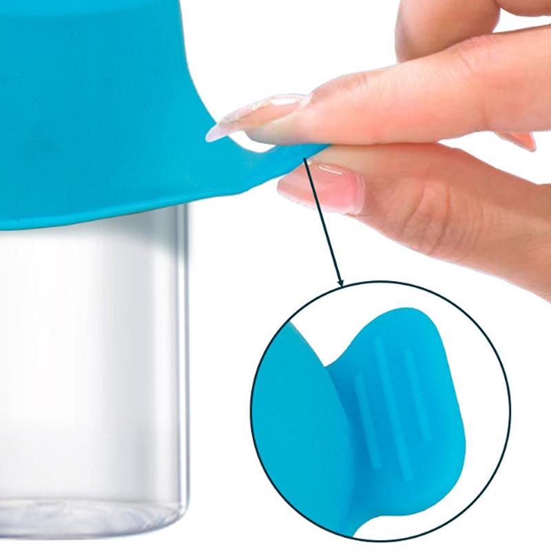 Silicone Bottle Cover – Dustproof, Decorative Protection for Shampoo, Liquid, and Cream Containers with Elastic Fit