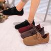 Fashion 2025 New Woman Flats Shoes Loafers Fashion Casual Sports Sneakers  New Lace Up Casual Comfortable Women's Shoes