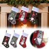 Knitted Stocking Hanger Ornament For Holiday Fireplace Mantel Festive Home