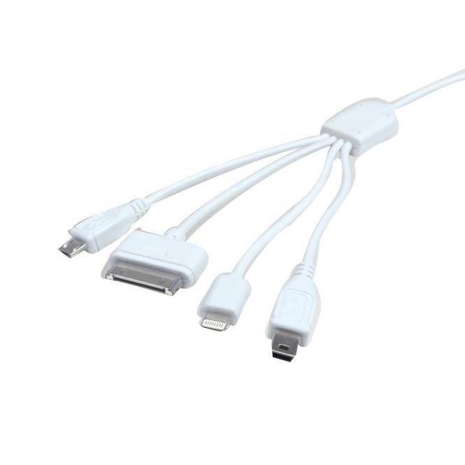 Chargeur USB - Universel - 4 adaptateurs
