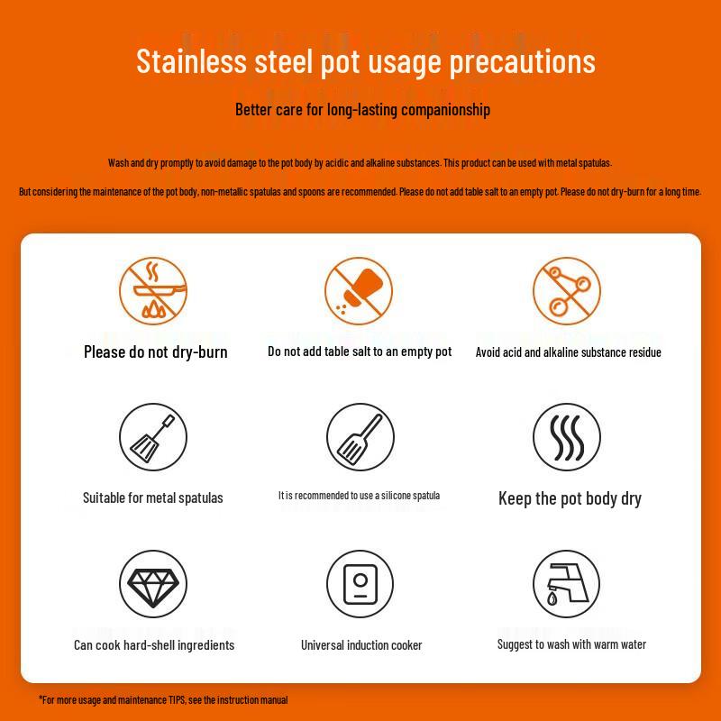 SUPOR Crystal Diamond Waben 316 Edelstahl Wok