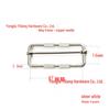 Stainless Steel Adjustable D-Ring Buckle - Copper Three-Speed Wire Pull Design