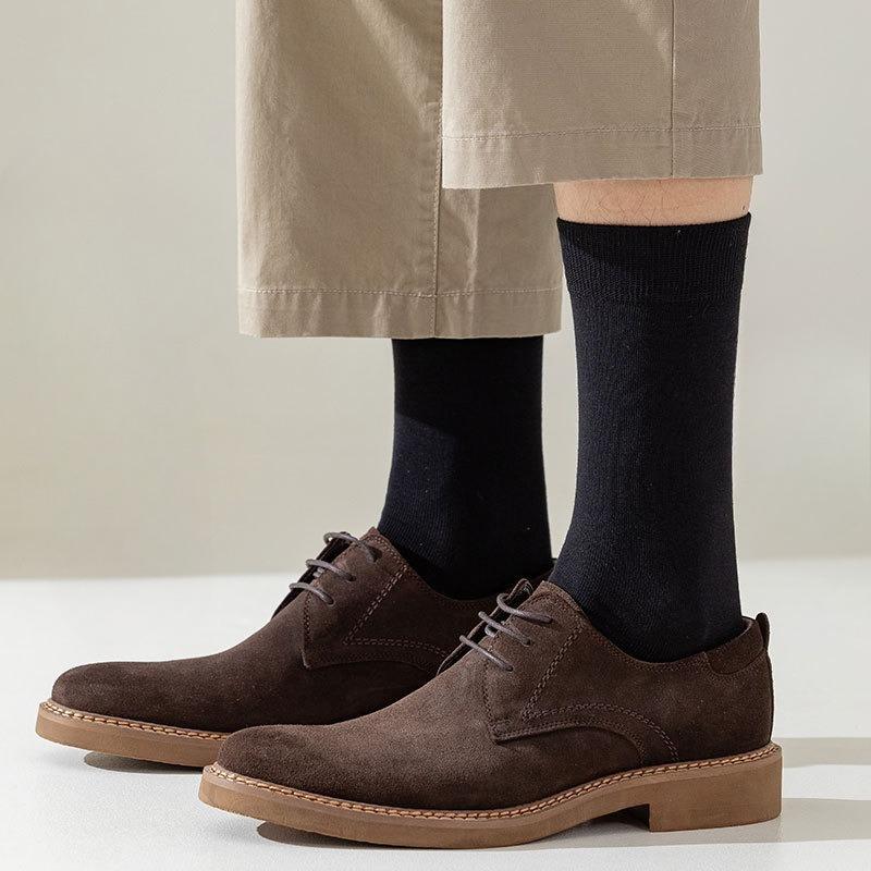 Male Spring and Autumn Commercial Cotton Anti Bacterial Antiodor Sweat Absorbing Socks