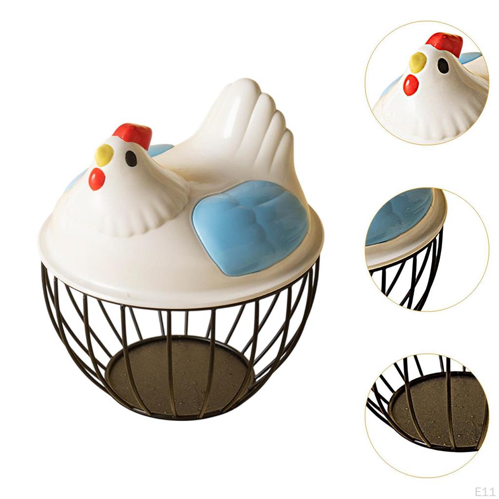 Chicken Egg Basket Countertop Collecting Holder Fresh for Kitchen