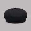 Maia Wool Bread Hat - Black