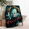 1pc Blanket Pennywise the Dancing Clown2 Print Design, Lightweight Blanket for Sofa, Bed- Soft &Warm, Gift for All Seasons like Christmas, Halloween