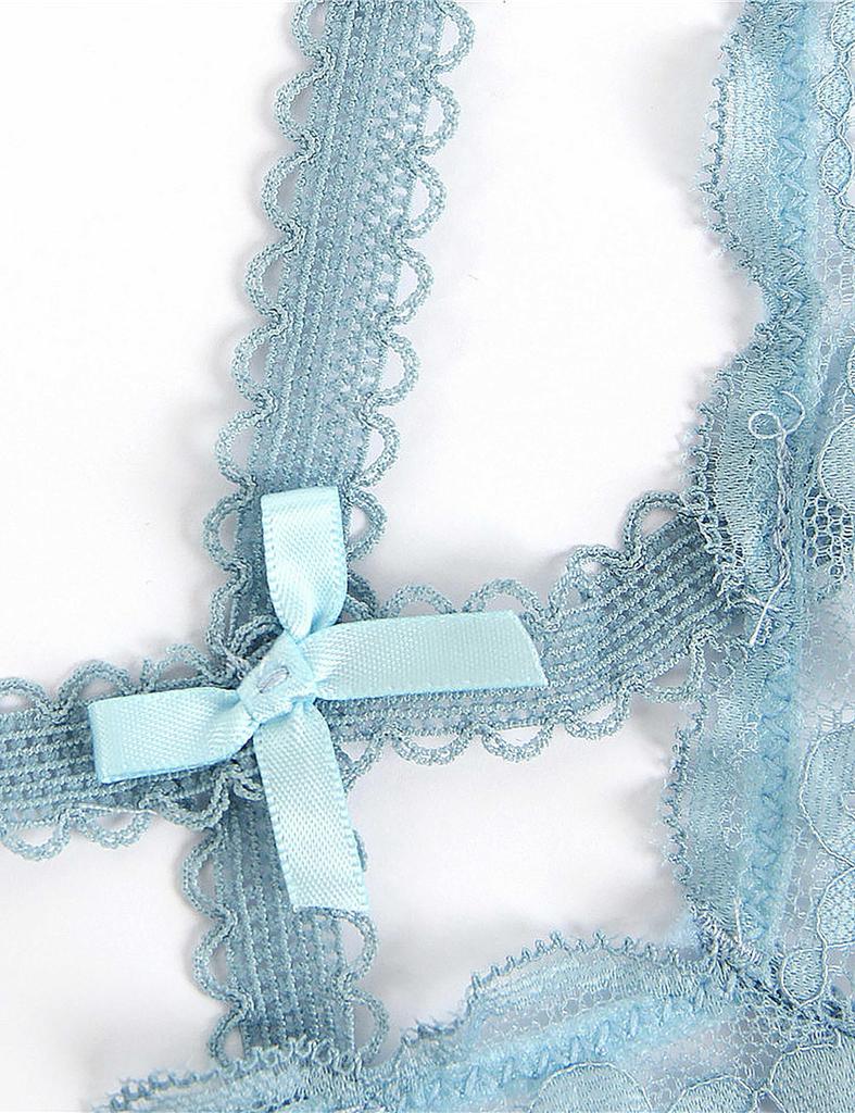 Lace Cute Sexy Plus Size Stylish [comeondear] Women's T-Back Panties, See-Through Panties, Low-Rise Underwear, Lingerie, Ribbon, Stress-Free