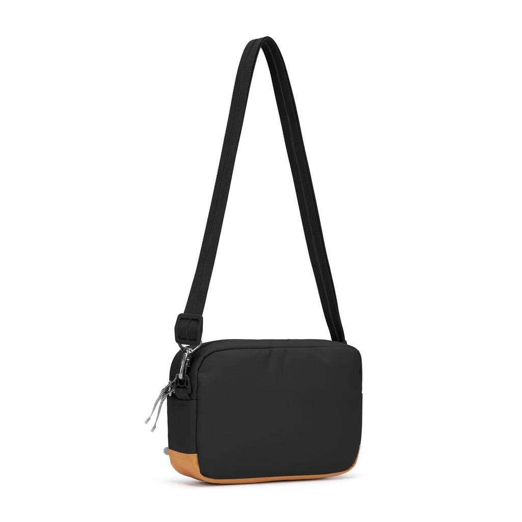 Pacsafe Go Anti-Theft Crossbody Bag, Jet Black, 2.5 liters