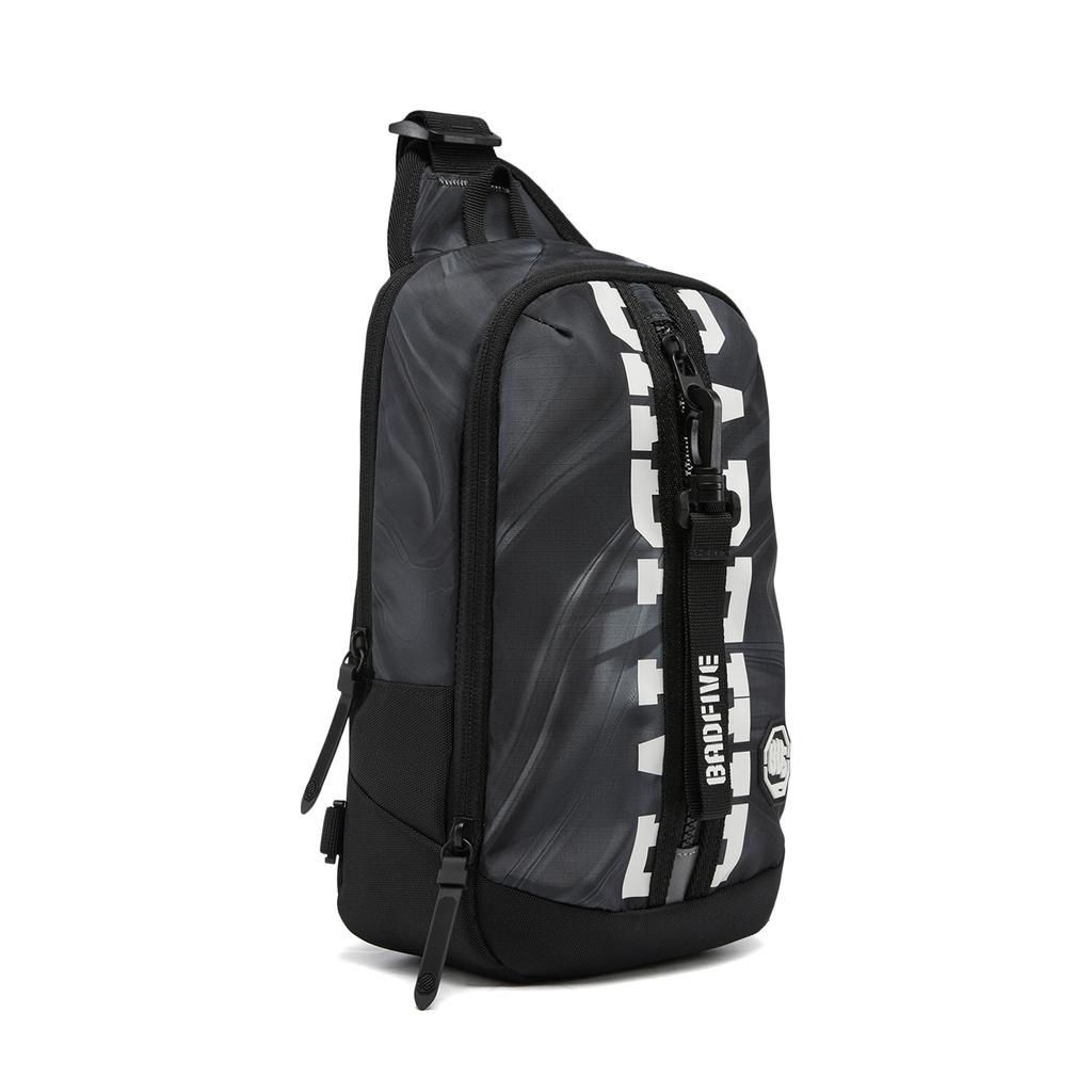 Li Ning Basketball Collection Sling Bags All Over Print/Black ABDW105-3