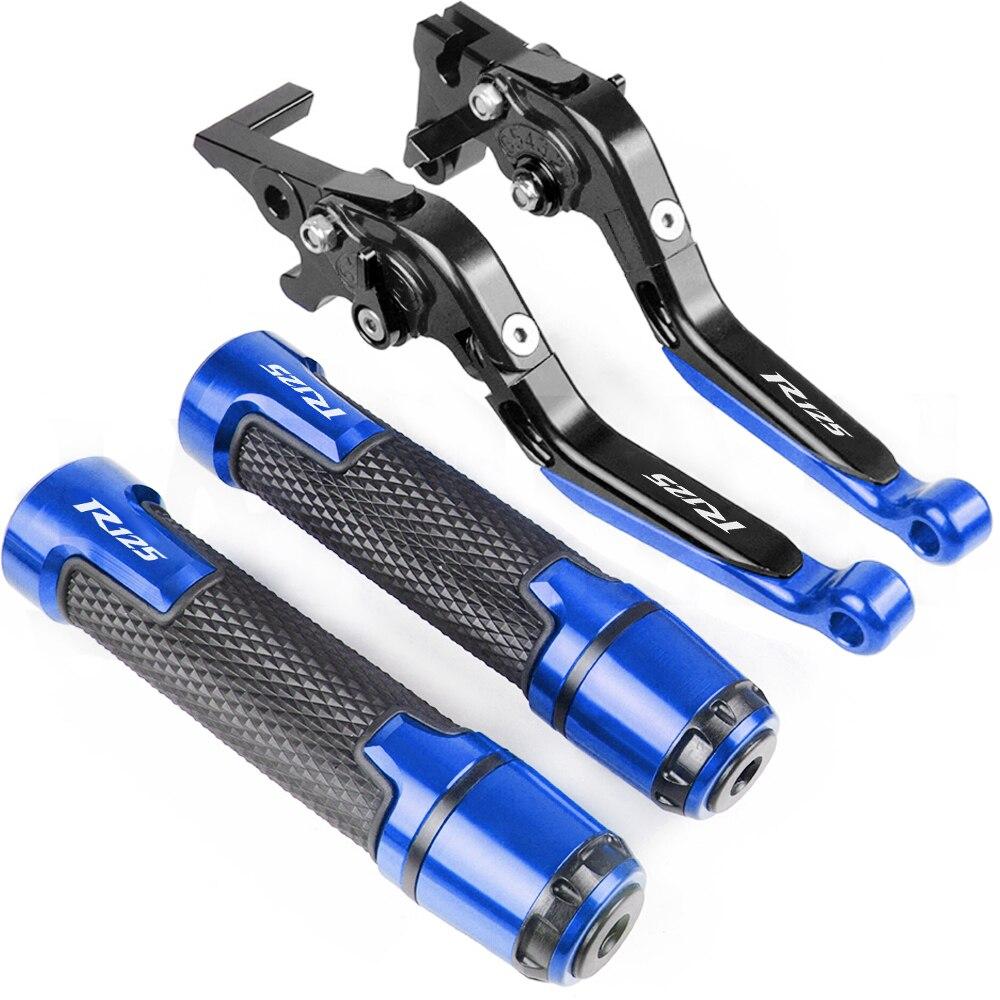 For Yamaha YZF R125 YZF-R125 All Years 2014 2015 2016 2017 2018  Motorcycle Brake Clutch Lever Adjusable+Hand Grips