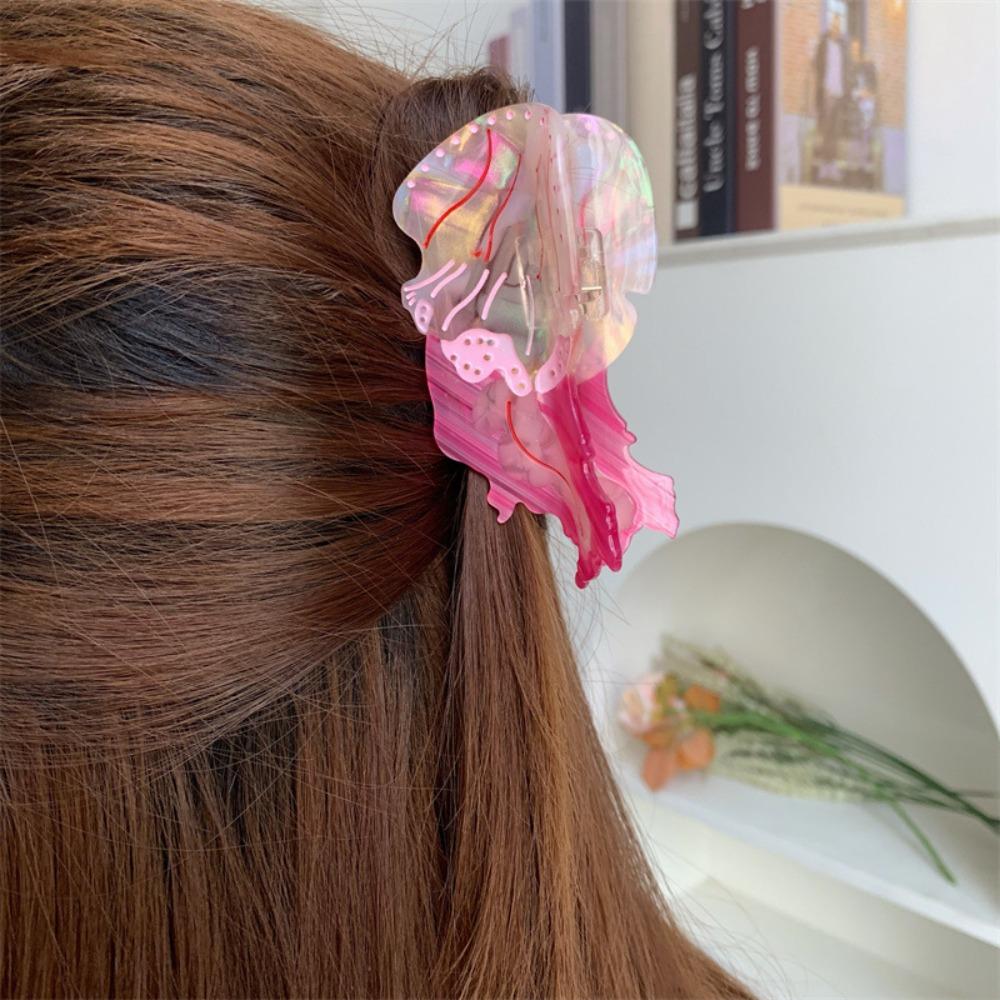 Korean Style Cartoon Animal Hair Clip Acetic Acid Cute Shark Clip Lovely Jellyfish Hair Claw Daily