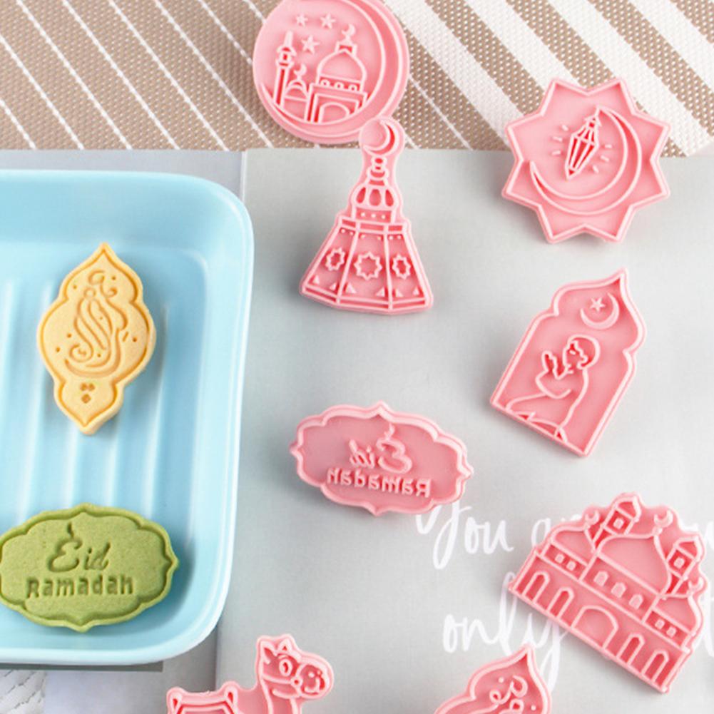 Eid Mubarak Keksstempel Set Perfekt für Feste und Feiern Moschee Laterne Kamel Stern Mond Islamisch
