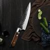Professional Chef Knife Hand Forged Stainless Steel Kitchen Butcher Knives Vegetables Cutter Meat Slicer Ebony Handle