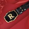 Minimalist Men's Letter R Business Belt Trendy New Style All-match Men's Leather Belt Automatic Buckle Waist Seal In Stock