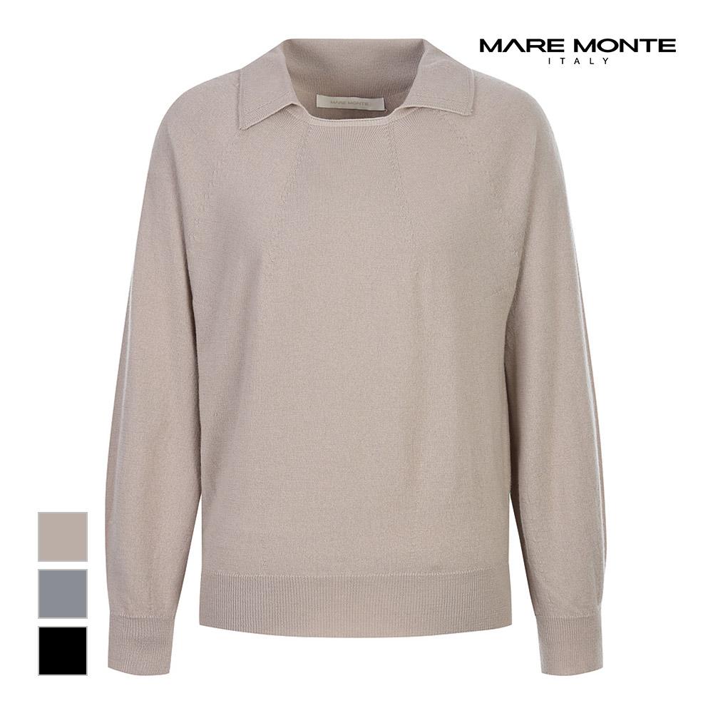 MAREMONTE Modified Collar Wool Knit_M22Omkt64P0
