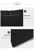 Men's High Waist Elastic Casual Pants - Plus Size, Straight Leg, Deep Crotch, Ideal for Middle-Aged & Elderly.