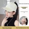 Bestickte Baseballkappe im koreanischen Stil - Eltern-Kind, Unisex, Sonnenschutz, Weiche Kappe für Frühling und Sommer