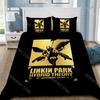 Duvet Cover Pillowcase Bedding Set Famous Rock Band Linkin P-Park Adult Boy Girl Bedroom Decoration Children Gift Single Do