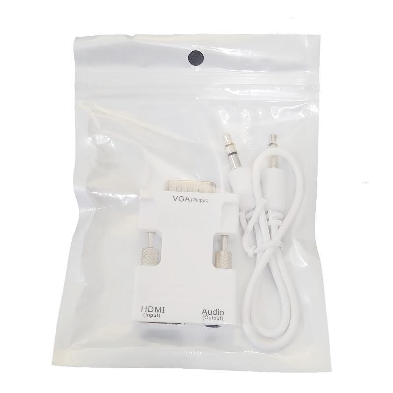 VGA zu HDMI Adapter: HDMI Buchse auf VGA Stecker Konverter mit Audioausgang