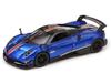 KinSmart Scale Pagani Huayra BC Livery Edition 2016 Pullback Diecast Model with Box 1/38 (Blue)