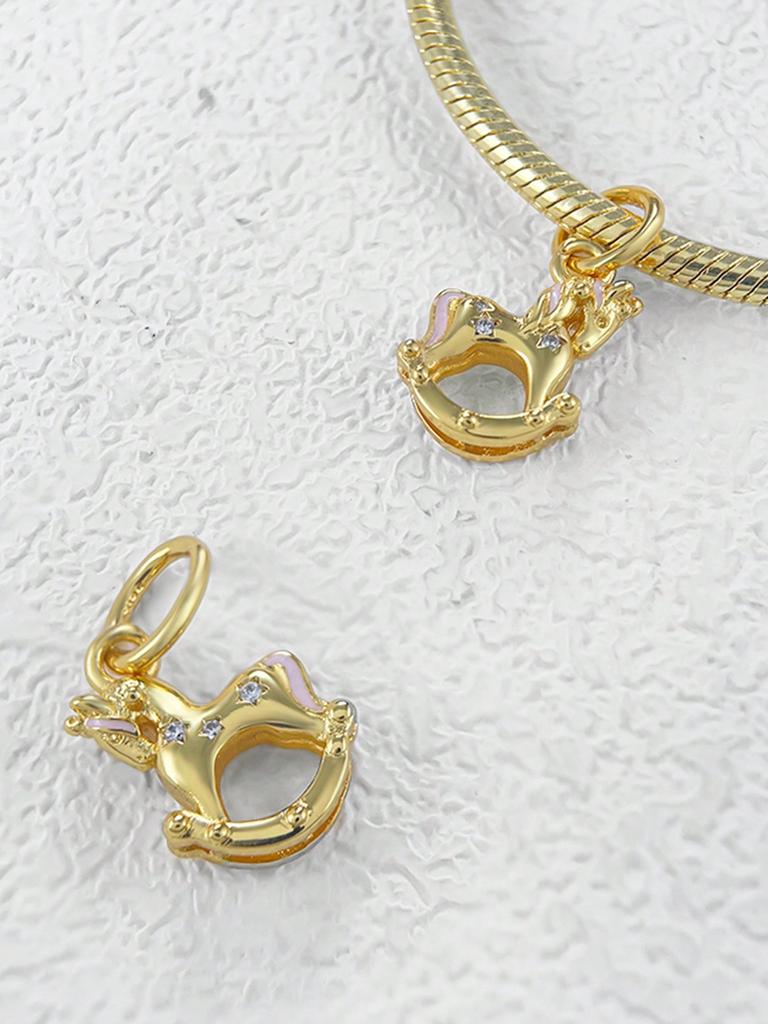Charms Plata Golden Insect Cactus Beads Charm Copper Plated Fit Charms Copperoriginal Bracelet For Jewelry Making Diy Charm