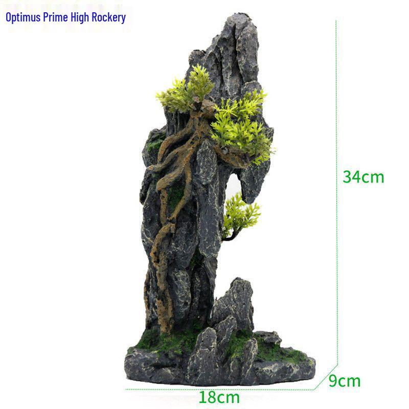 Aquarium Landscape Rockery Stone Decoration for Medium and Small Tanks