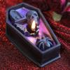 Scented Candles Halloween Coffin Candle Fragrant Room Decor Table Centerpiece Coffin for Birthday Women Men Desk Party Farmhouse