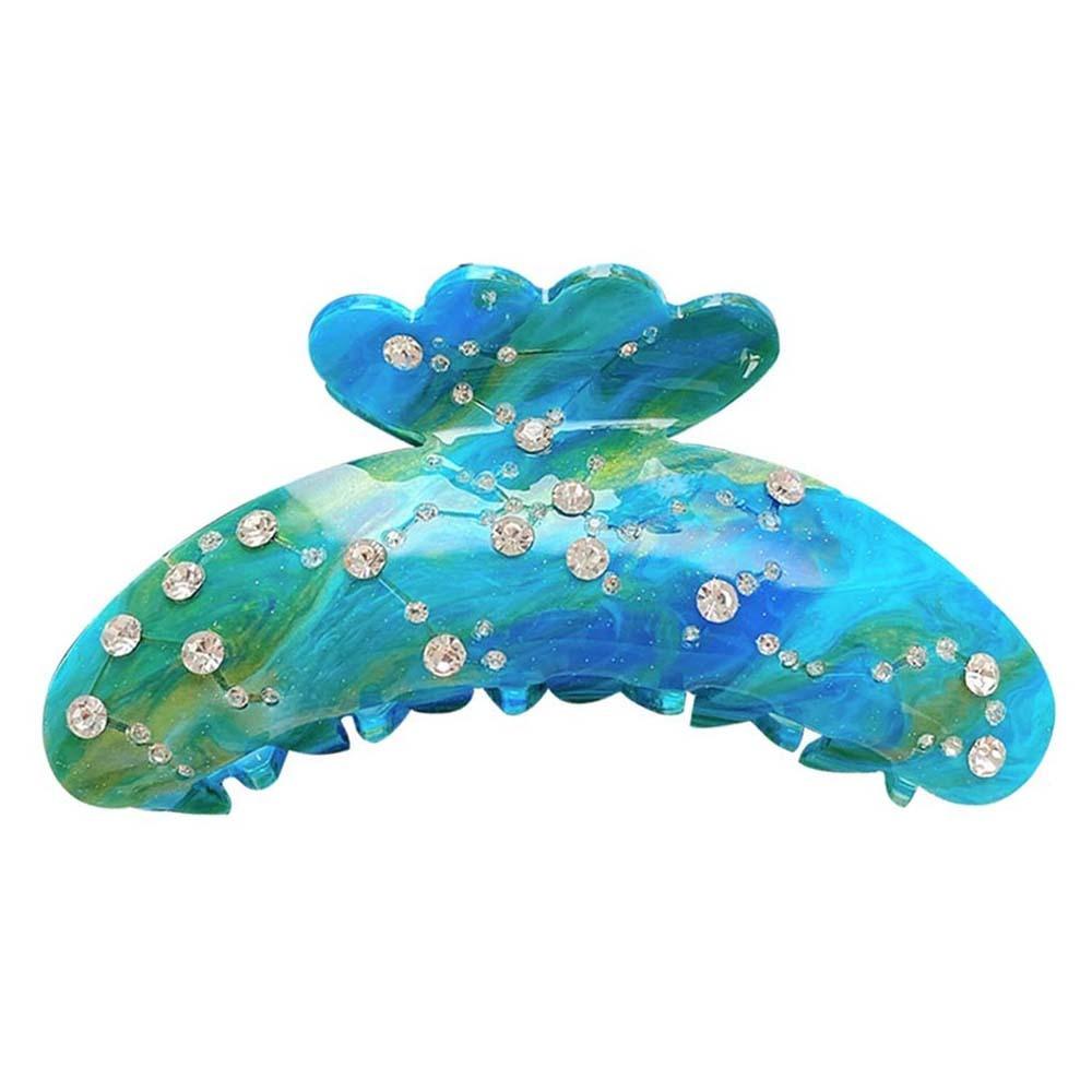 Waterproof Acrylic Rhinestone Hair Claw Korean Style Girl Hair Accessories  Gifts