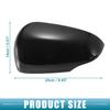 ABSOPRO Rückspiegelabdeckung Teilenummer Linke Türspiegelabdeckung für Toyota Prius C ABS Schwarze Kappe, 8794552170B3, 2012-2018, Kunststoff,
