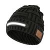 High Visibility LED Music Hat with Connectable Music Headphone Rechargeable Cap for Night Activity Safety Winter Warmth