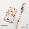 Beautiful Wash Tape Flower Plant Japanese Masking Adhesive Tape Decors Scrap Booking Sticker Label