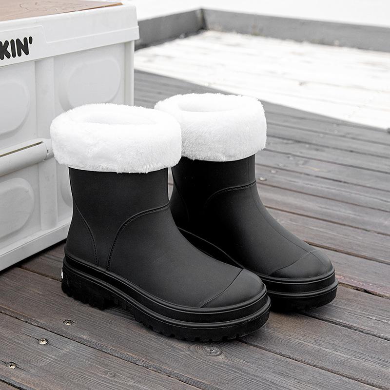 Student waterproof rain shoes adult outdoor wear-resistant non-slip comfortable water shoes camping wading rubber shoes