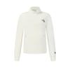 Tennis Series Solid Color Long Sleeve Stand Collar Pullover Sweatshirt Women Sweatshirt A11W613220F-IV